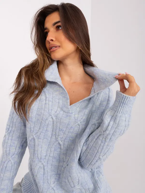 Wool Fashion Italia Sweater-AT-SW-2349-2.27-cyan