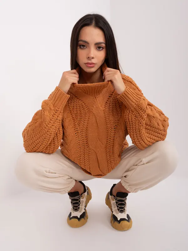 Wool Fashion Italia Sweater-AT-SW-2350.91P-light brown