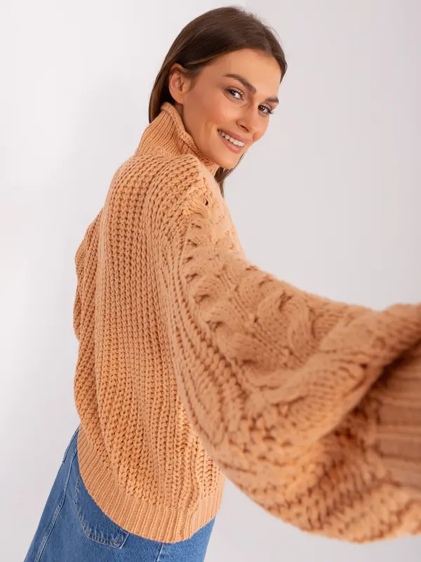 Wool Fashion Italia Sweater-AT-SW-2350.91P-Peach
