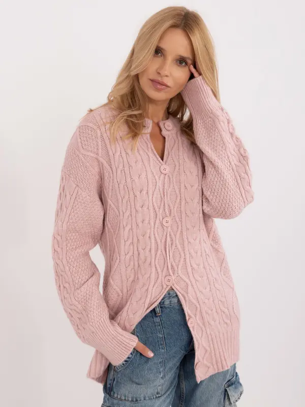 Wool Fashion Italia Sweater-AT-SW-23525.21-light pink