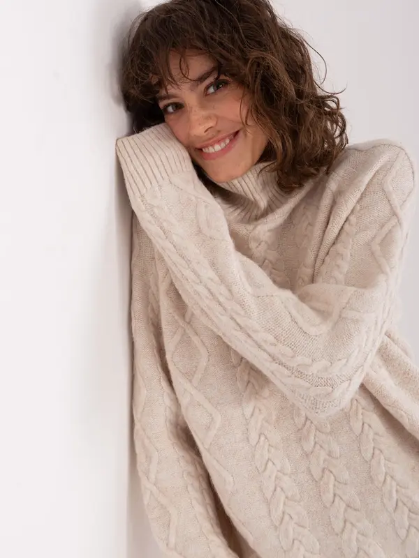 Wool Fashion Italia Sweater-AT-SW-2355-2.12P-light beige