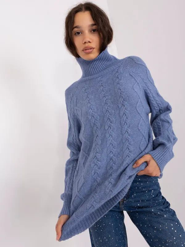 Wool Fashion Italia Sweater-AT-SW-2355-2.30X-Dark Blue
