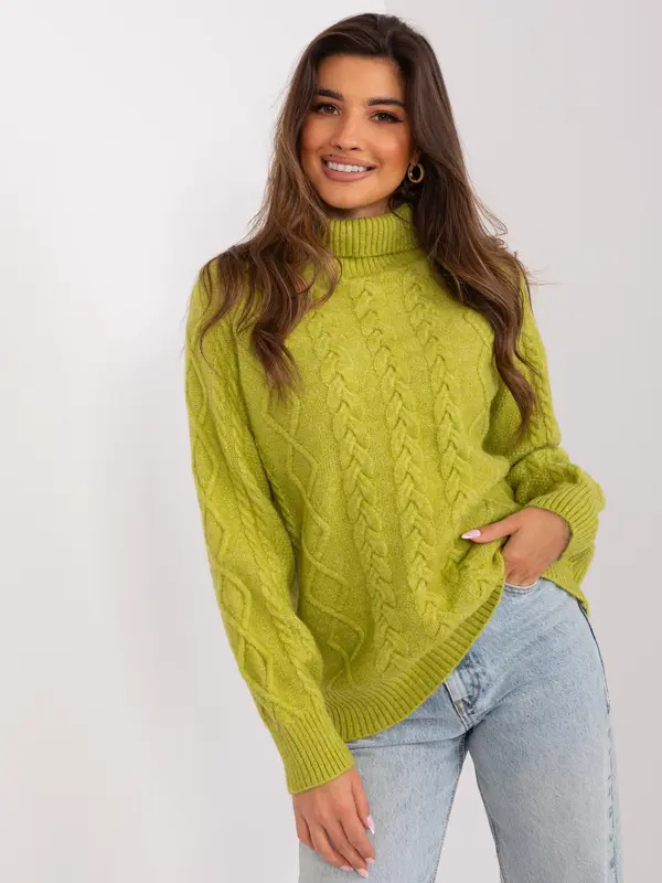 Wool Fashion Italia Sweater-AT-SW-2355-2.30X-olive