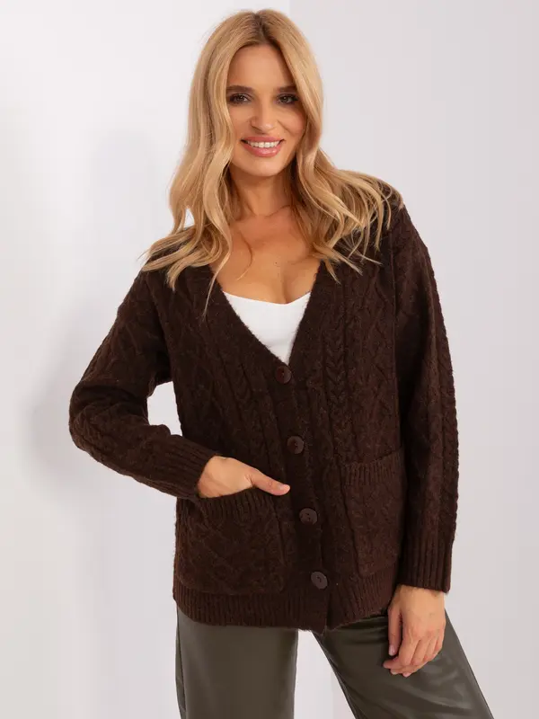 Wool Fashion Italia Sweater-AT-SW-2358.31-dark brown