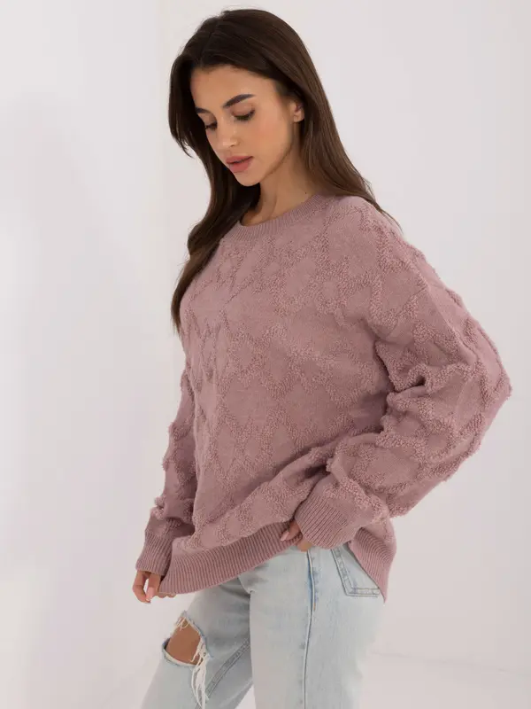 Wool Fashion Italia Sweater-AT-SW-2361.61-light purple