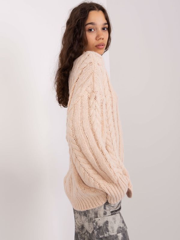 Wool Fashion Italia Sweater-AT-SW-2363-2.30-light beige