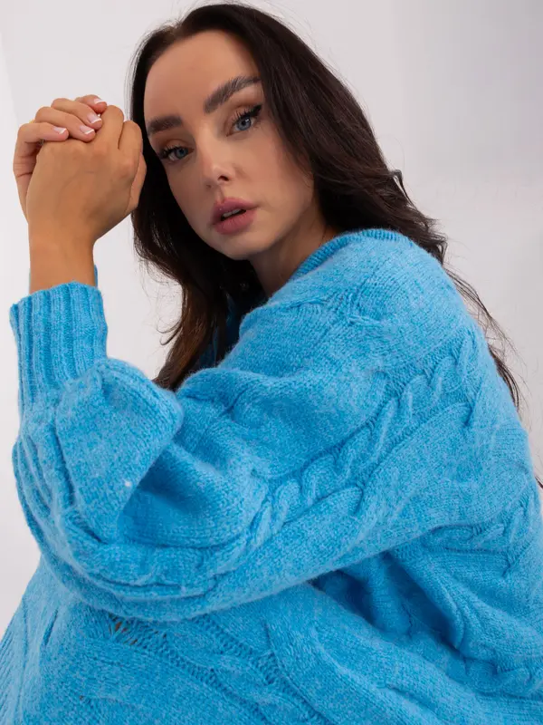 Wool Fashion Italia Sweater-AT-SW-2367.76P-Blue