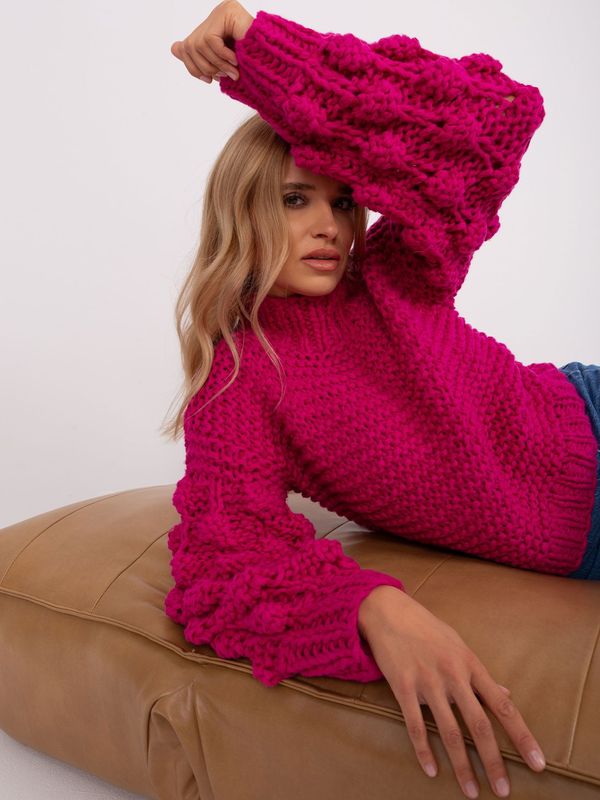 Wool Fashion Italia Sweater-AT-SW-2382.97P-fuchsia