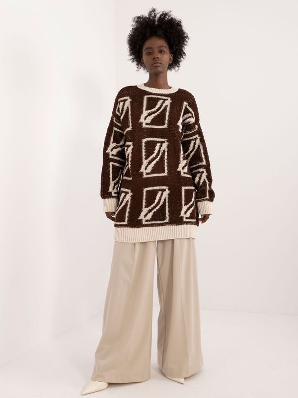 BADU Sweater-BA-SW-0277.02-dark brown