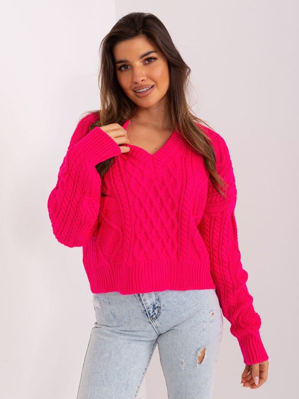 BADU Sweater-BA-SW-0376.65P-fuchsia