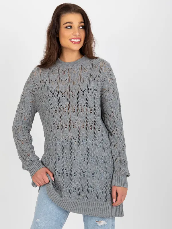 BADU Sweater-BA-SW-9000.31P-grey