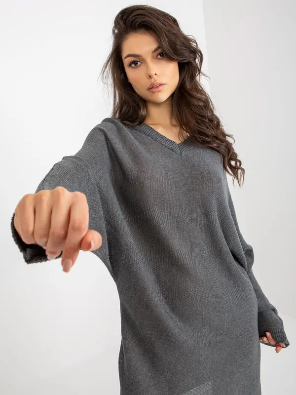 BADU Sweater-BA-SW-C1001.57P-dark gray