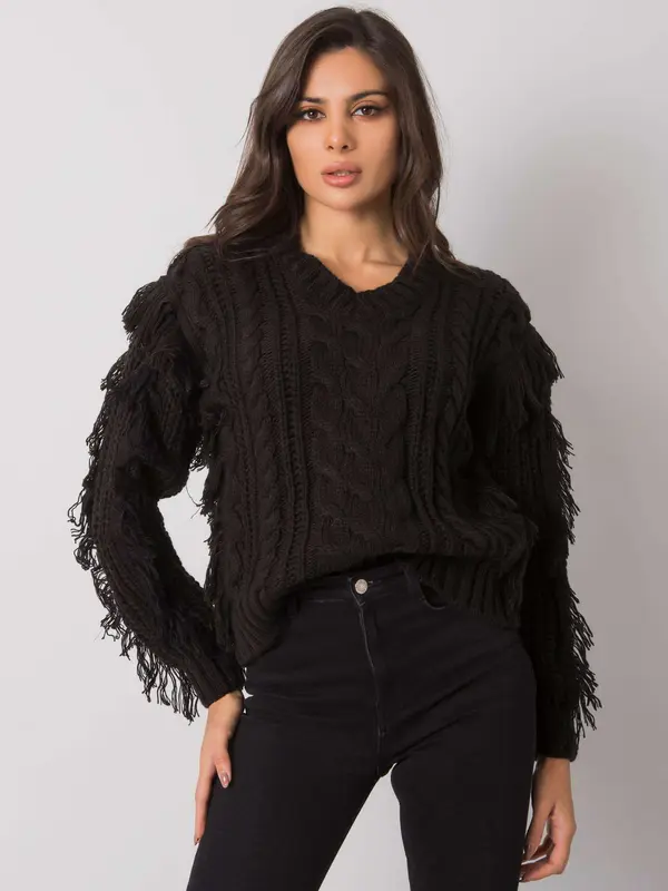 RUE PARIS Sweater-CA-SW-3746.06-black