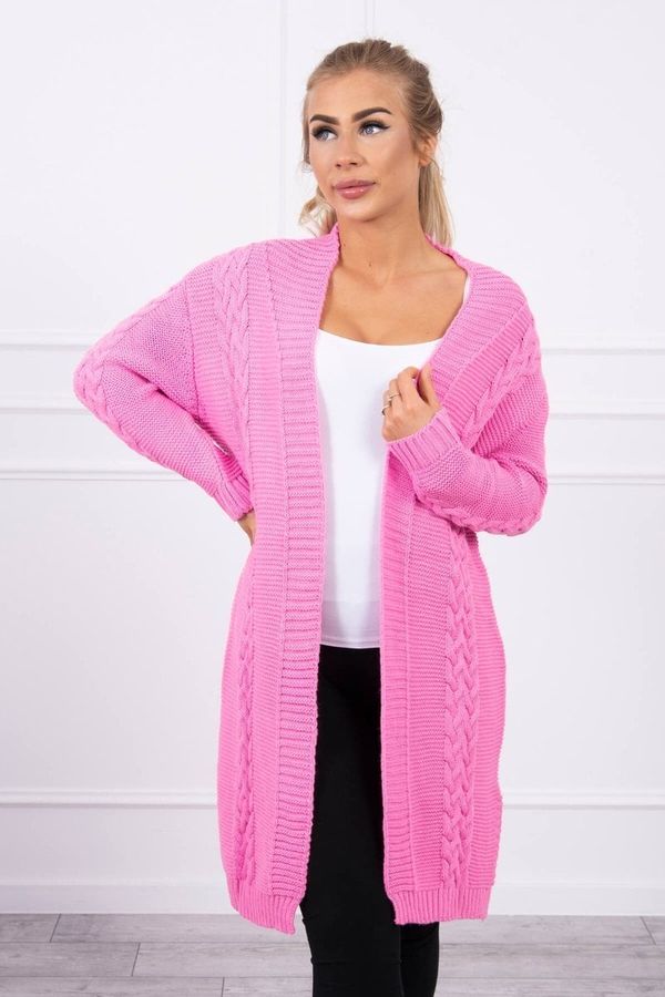 Kesi Sweater Cardigan braid braid light pink