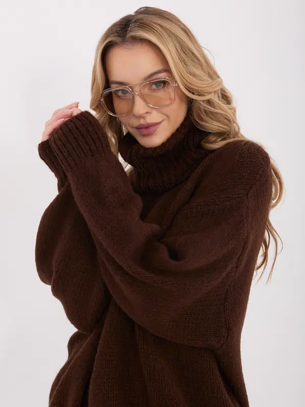 Factory Price Sweater-IN-SW-3176.26-dark brown