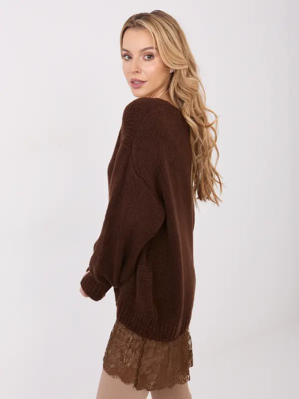 Factory Price Sweater-IN-SW-33681.05P-dark brown