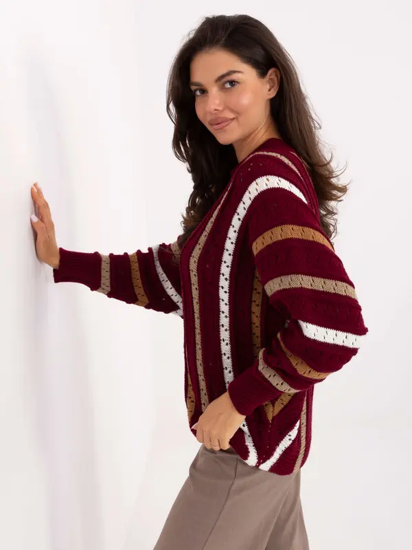 Factory Price Sweater-IT-SW-93115.13-burgundy