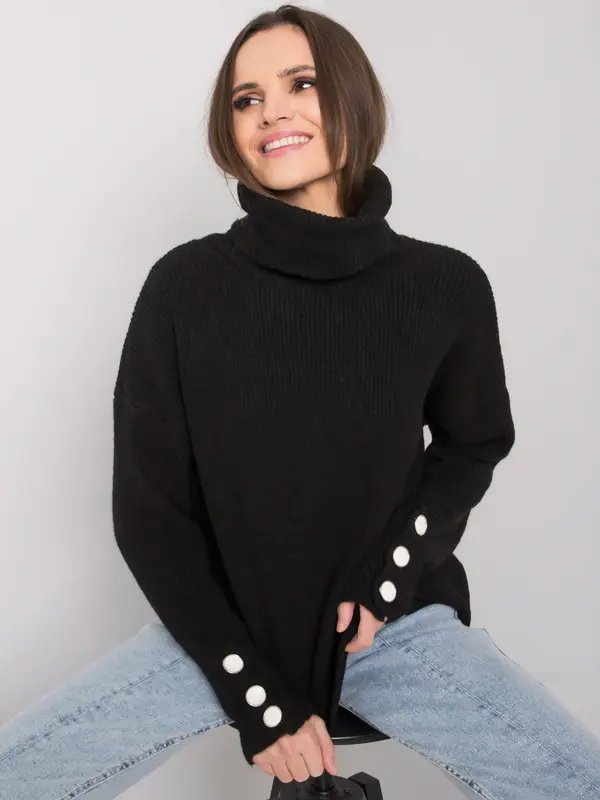 RUE PARIS Sweater-LC-SW-15-2.01-black