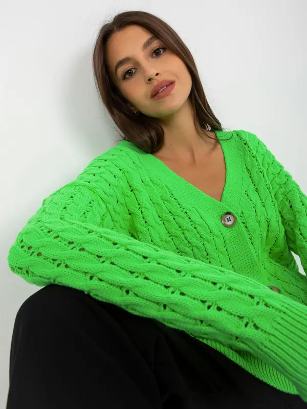 RUE PARIS Sweater-LC-SW-8036.74P-fluo green