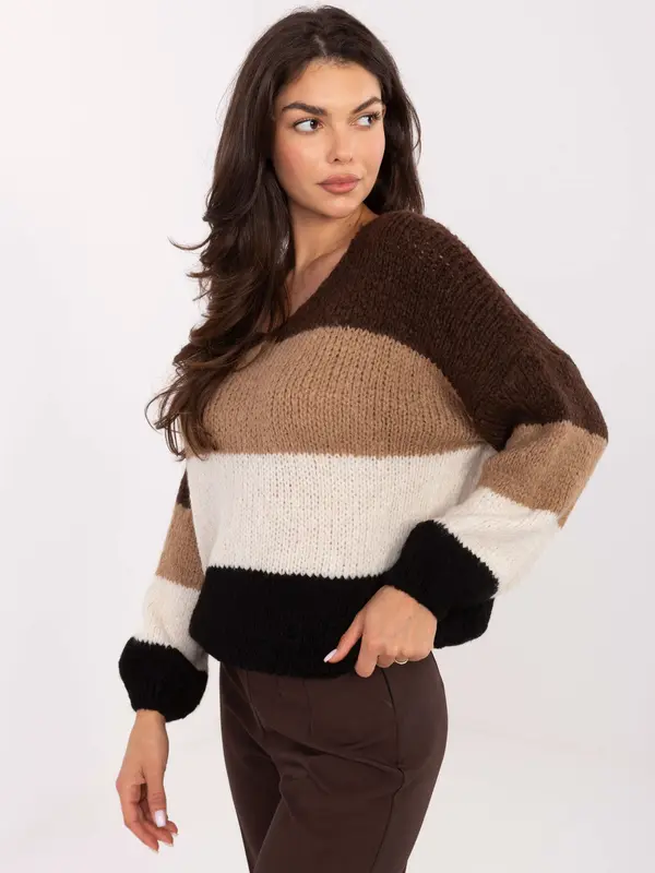RUE PARIS Sweater-MI-SW-0409.85-brown