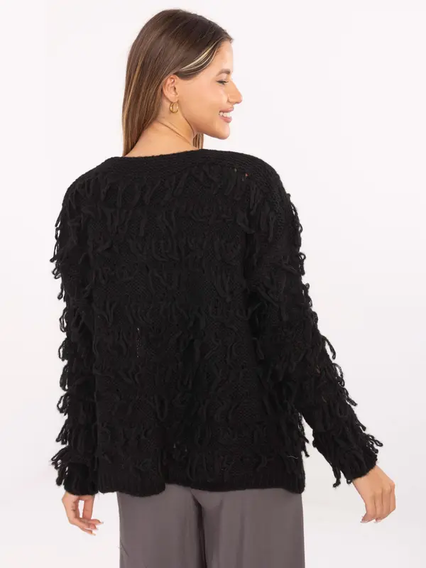 RUE PARIS Sweater-MI-SW-1308.21-black