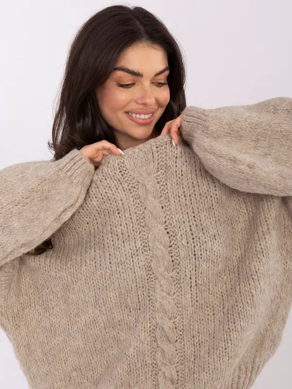 Italy Moda Sweater-MI-SW-1610.18-beige