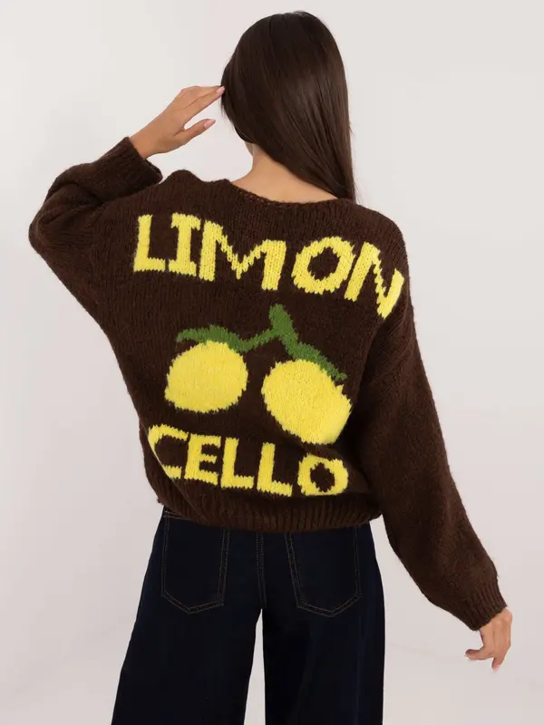 Italy Moda Sweater-MI-SW-2108.92-brown
