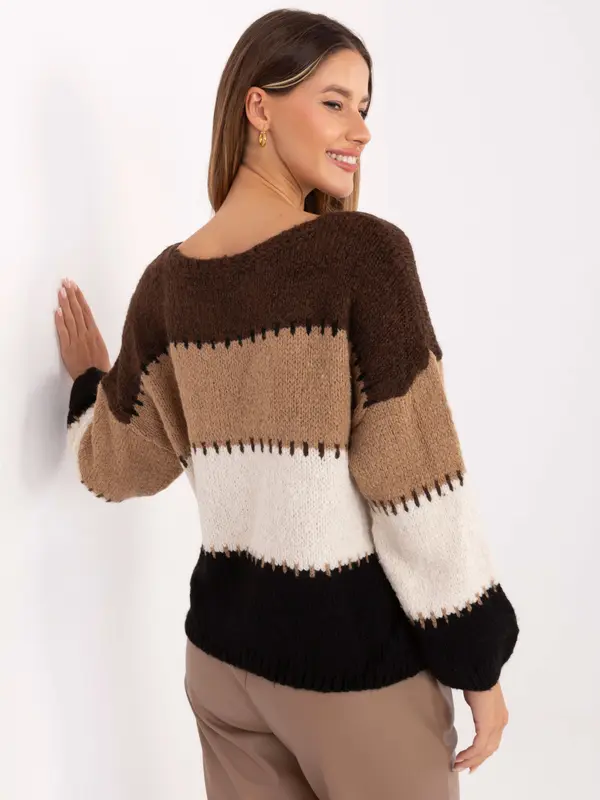 Italy Moda Sweater-MI-SW-2309.95-brown
