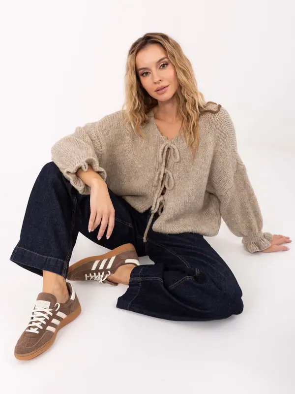 Italy Moda Sweater-MI-SW-2911.91-beige