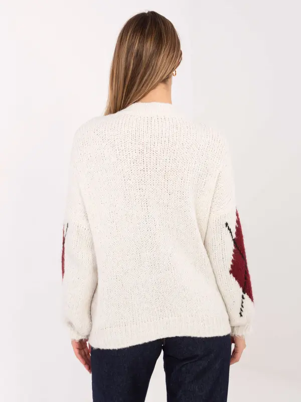Italy Moda Sweater-MI-SW-WM295.15-ecru