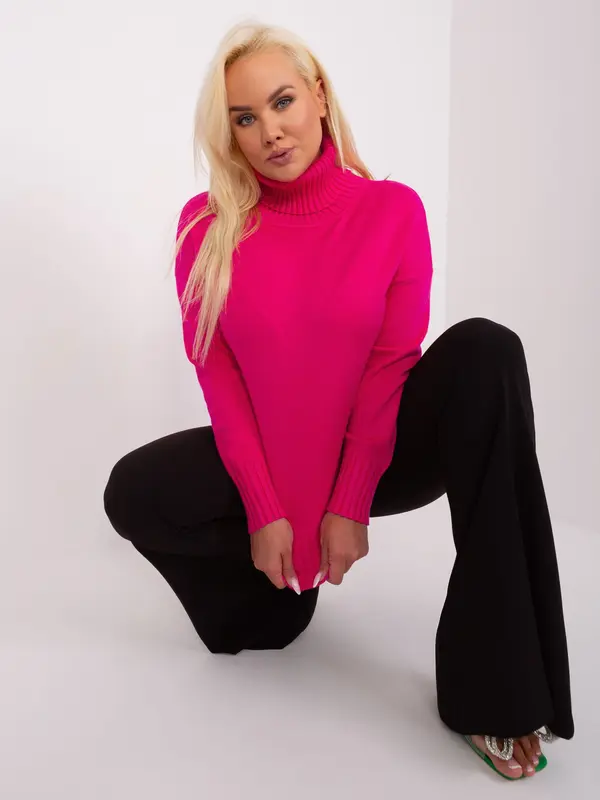 P-M Sweater-PM-SW-PM-3681.05P-fuchsia