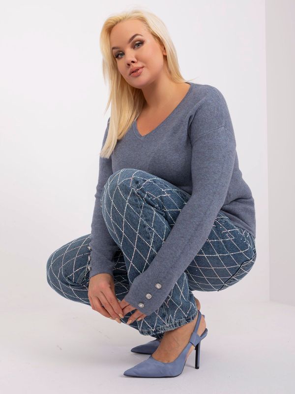 P-M Sweater-PM-SW-PM1020.12P-Grey-Blue