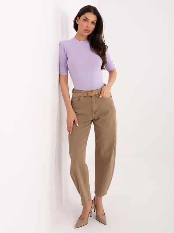 Passione moda Sweater-PM-SW-R2316.29-light purple