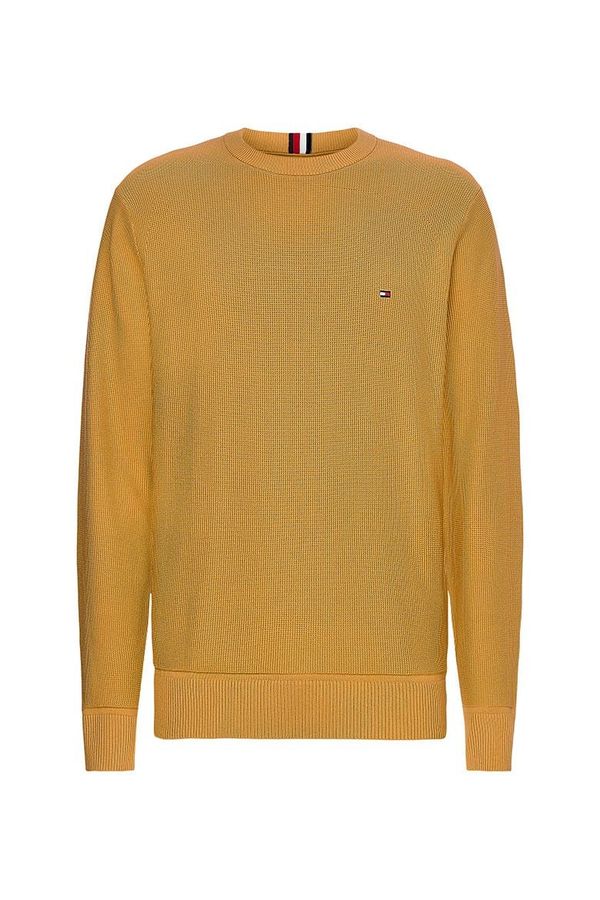 Tommy Hilfiger Sweater - Tommy Hilfiger BASIC STRUCTURE CREW NECK orange