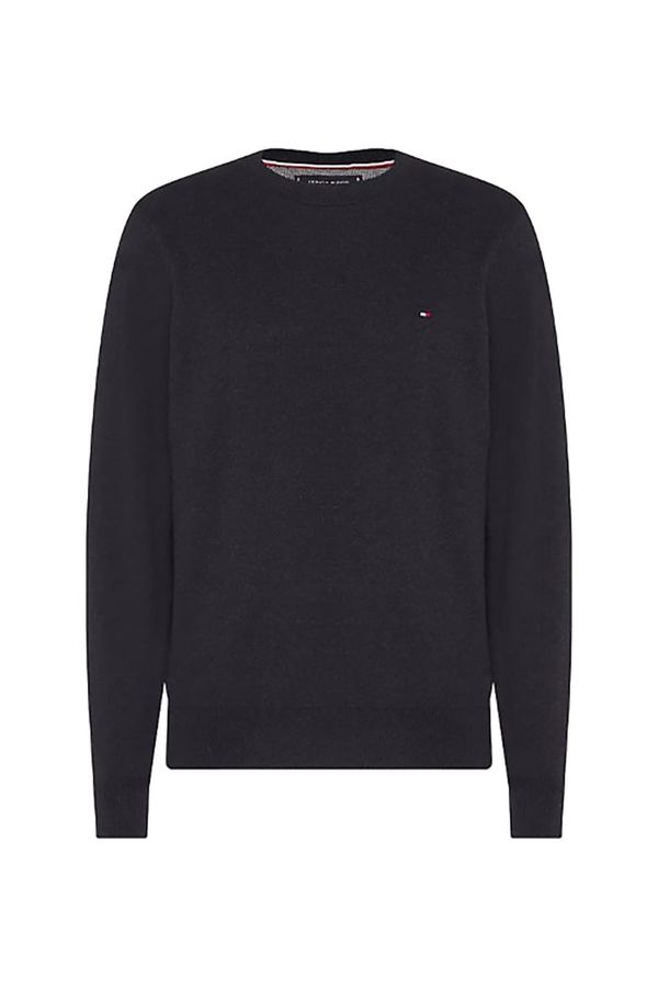 Tommy Hilfiger Sweater - Tommy Hilfiger PIMA COTTON CASHMERE CREW NECK black