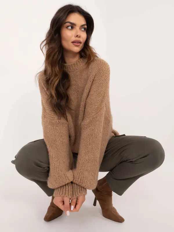 Och Bella Sweater-TW-SW-BI-3565.69-camel