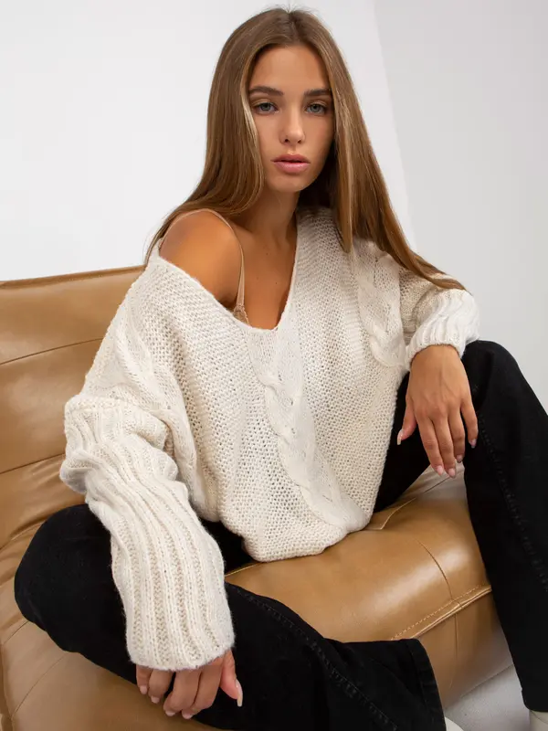 Och Bella Sweater-TW-SW-BI-M903.33X-ecru