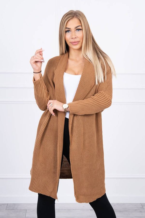 Kesi Sweater with batwing camel sleeve