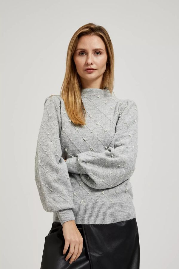 Moodo Sweater with fluffy sleeves