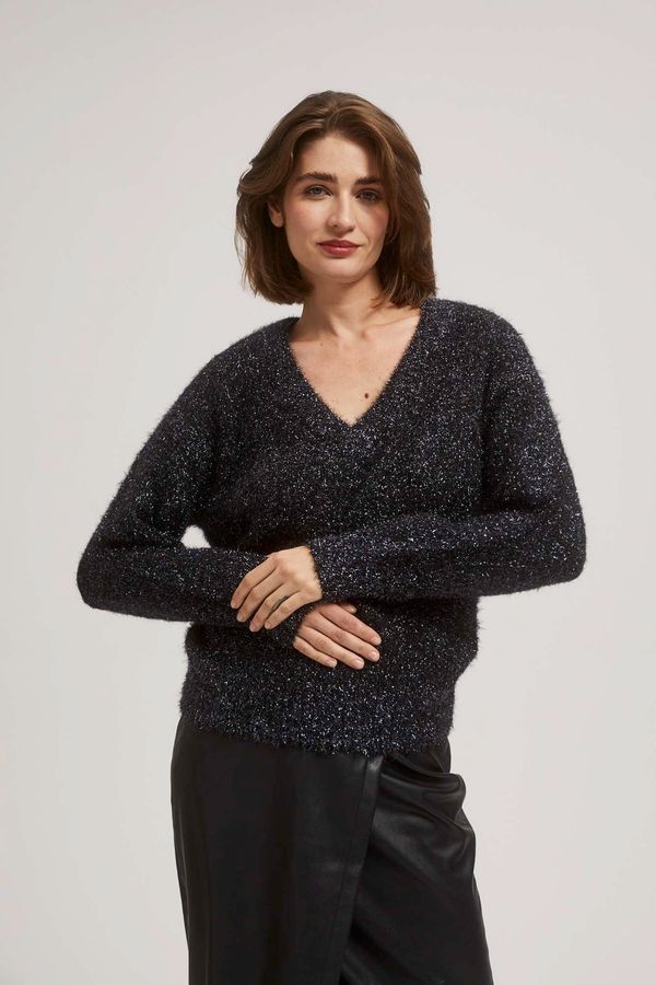 Moodo Sweater with metallic thread