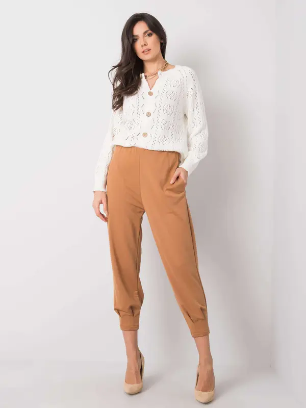 RUE PARIS Sweatpants-217-DR-25676.78P-camel
