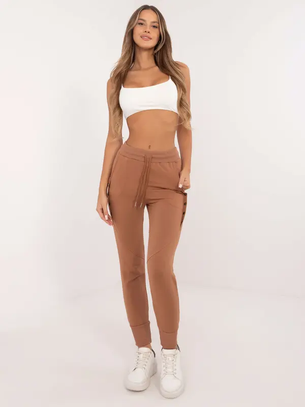 Calimera Sweatpants-CLM-DR-0128.05P-light brown