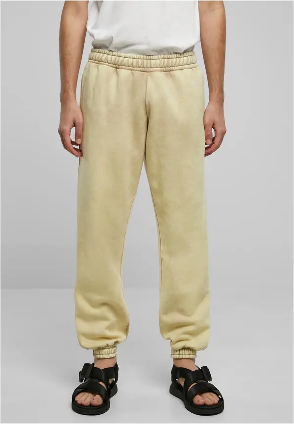 Urban Classics Sweatpants Heavy Stone Washed Unionbeige