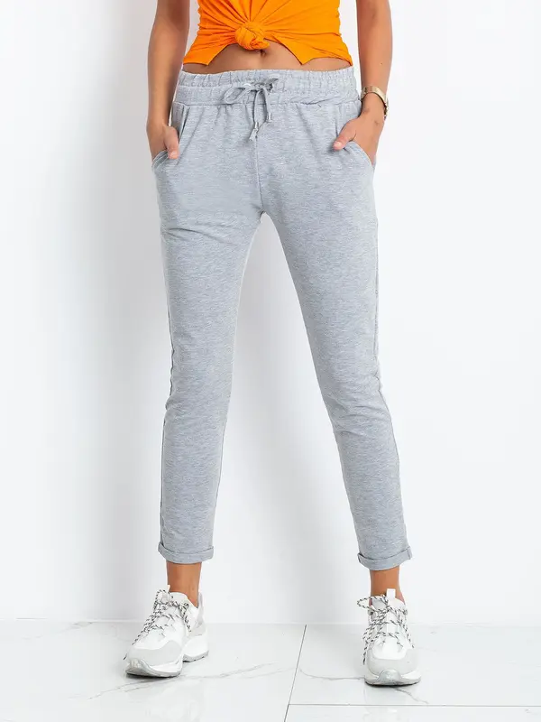 BASIC Feel Good Sweatpants-RV-DR-3698.05X-gray