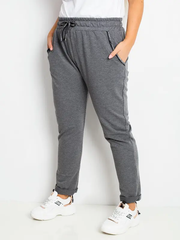 RELEVANCE Sweatpants-RV-DR-4765.52-dark gray