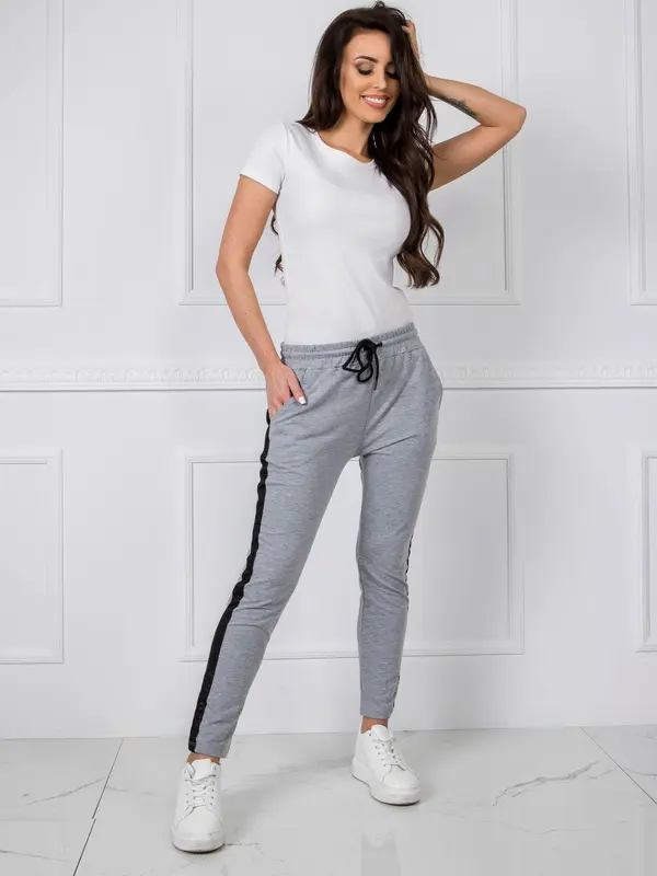 BASIC Feel Good Sweatpants-RV-DR-5371.38P-gray