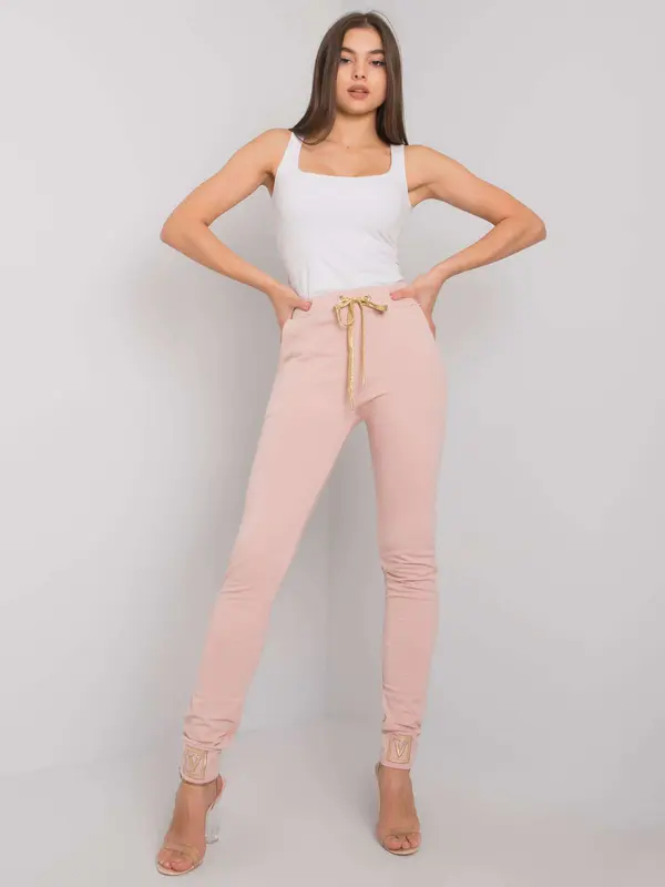 RELEVANCE Sweatpants-RV-DR-5980.12-light pink