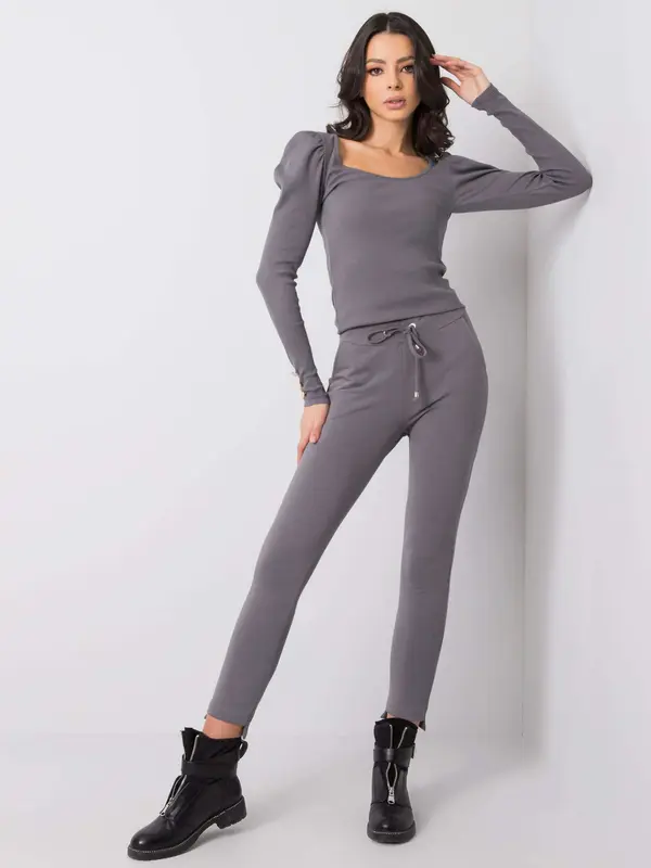 BASIC Feel Good Sweatpants-RV-DR-6002.14X-dark gray