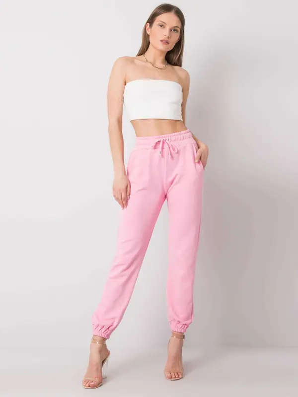 RUE PARIS Sweatpants-RV-DR-6120.03P-pink