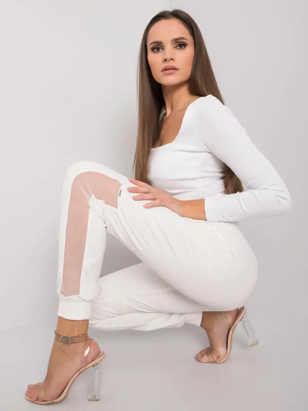 RELEVANCE Sweatpants-RV-DR-6896.48P-ecru